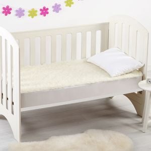Dreamaker Baby Washable Wool Cot Underlay - Boori