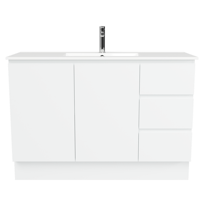 New England Joinery 1200mm Satin White King Vanity