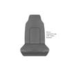 For Isuzu N Series Wide Cab Truck 2015-on Custom Canvas Front Single Truck Seat Cover