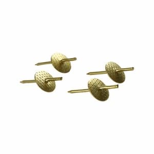 Everhang 8kg Brass Plated Picture Hanging  Simplicity Hook - 4 Pack