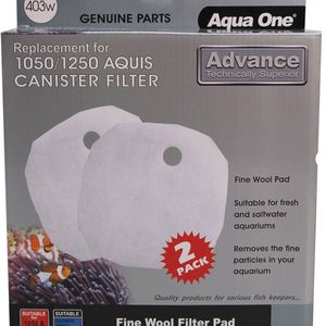 Aqua One Aquis Advance 1050/1250 Wool Pad (2pk) 403w (25403w)