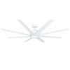 Vencha Titanic RWS Tri-Control  1530mm ABS Blades DC Ceiling Fan  - White/White
