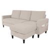 Ufurniture 3 Seaters L-Shaped Sofa Beige