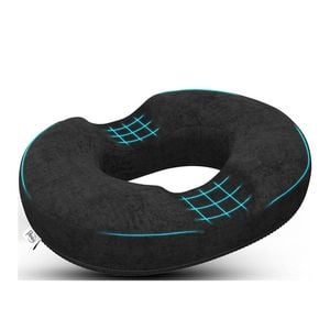 Catzon Memory Foam Donut Pillow-tailbone & Coccyx Pain Relief-postpartum & Hemorrhoid Cushion