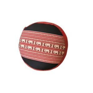 Handmade 40cm Round Meditation Cushion - Organic Kapok Filled Zafu