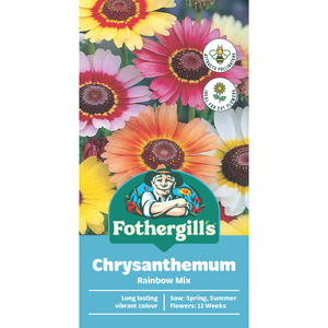 Fothergill's Chrysanthemum Rainbow Mix Seeds