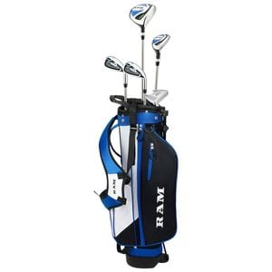 Ram Golf Junior Sdx Boys Golf Clubs Set With Bag - Left Hand, Age 9-12 Years
