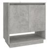 vidaXL Sideboard Concrete Grey Cabinet Storage Home Organiser