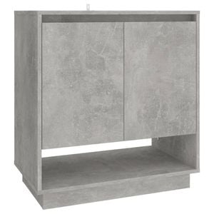 vidaXL Sideboard Concrete Grey Cabinet Storage Home Organiser