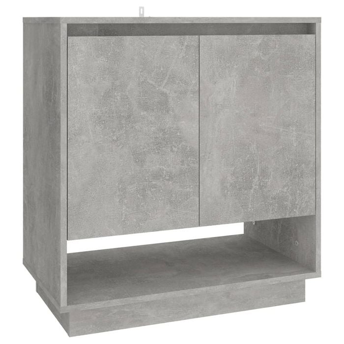 vidaXL Sideboard Concrete Grey Cabinet Storage Home Organiser