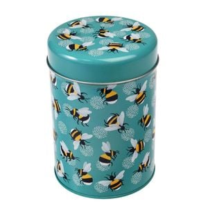 Rex London Metal Canister Tin Round 10.5cm - Bumblebee