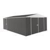 EnduraShed 7.5 x 3 x 2.4m Slate Grey Tall Garage Garden Shed