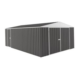 EnduraShed 7.5 x 3 x 2.4m Slate Grey Tall Garage Garden Shed