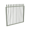 ProtectorAl 800 - 1200 x 1200mm Pale Eucalypt Aluminium Spear Top Pool Gate