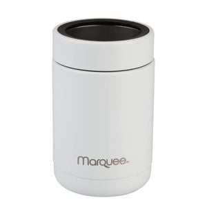 Marquee 375ml White Insulated Can Cooler