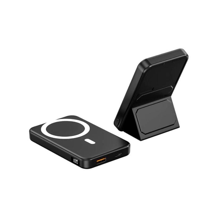 Veloreo Power Bank 10000 Mah Magsafe Fast Wireless Charging For Apple Iphone Samsung (black)