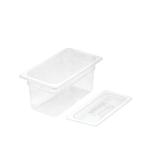 SOGA Clear Gastronorm Pan 1/3 150mm Deep with Lid