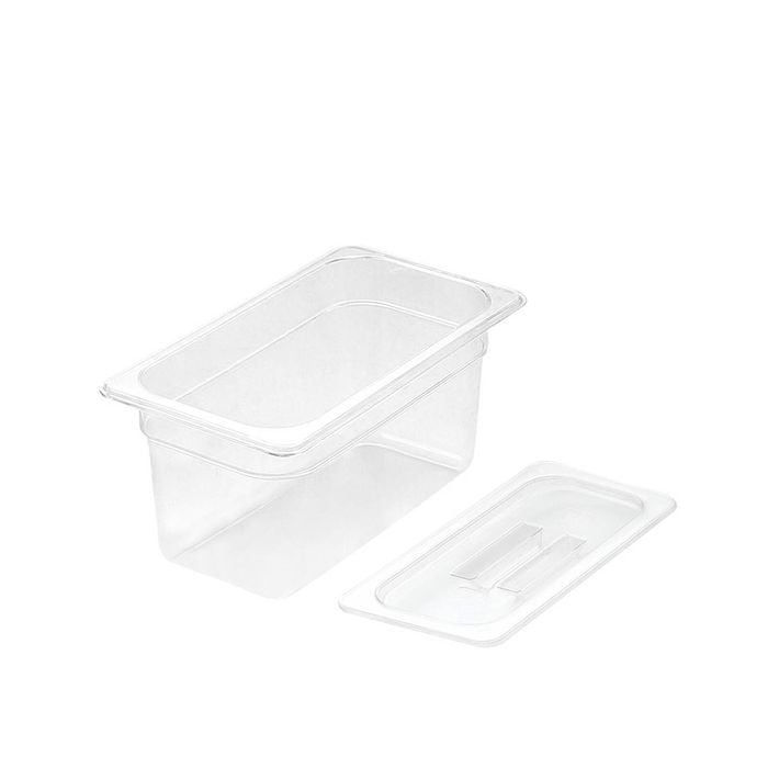 SOGA Clear Gastronorm Pan 1/3 150mm Deep with Lid