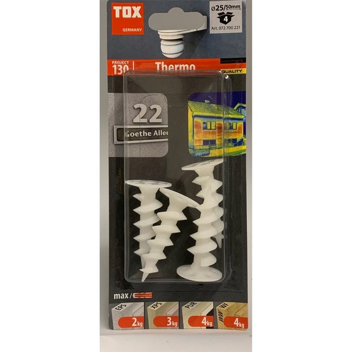 Tox Fasteners - 4 Pack