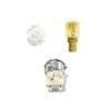 Oven Light Globe Complete Lamp Assembly - Globe + Cover + Holder 12540002kit. Suits Blanco