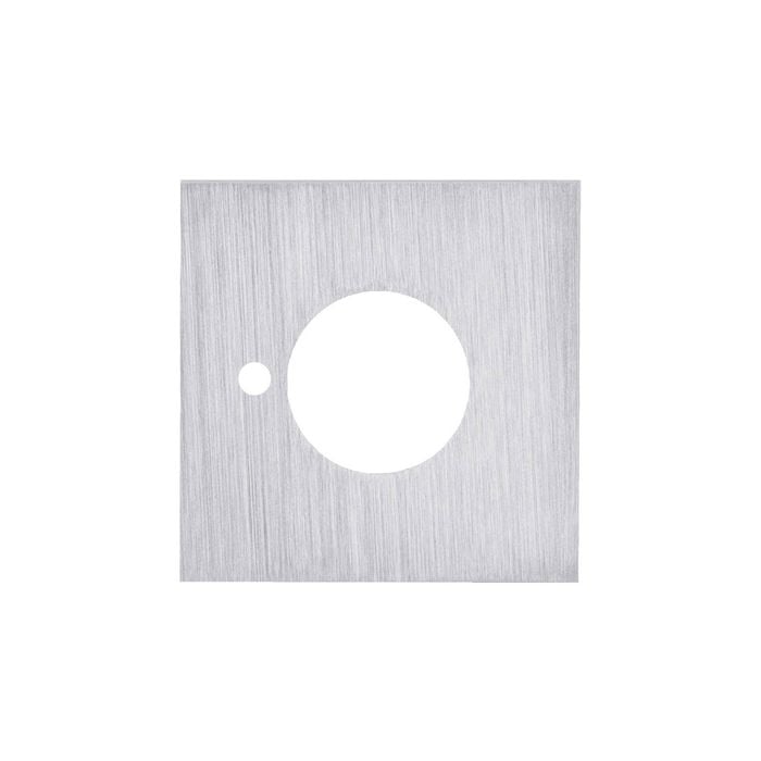 Lockwood Large Satin Chrome Velocity Privacy Square Rose Trim