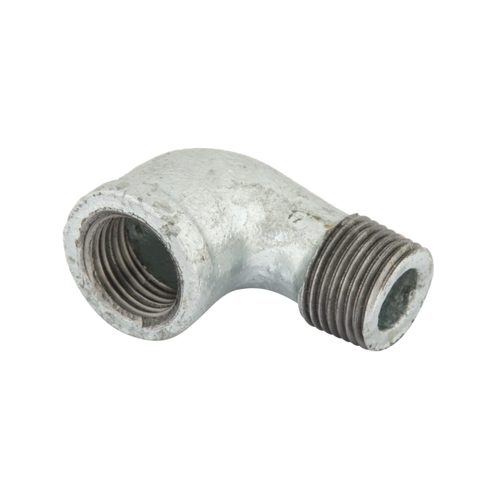 Brasshards 15mm Galvanised Male And Female Elbow - 15mm