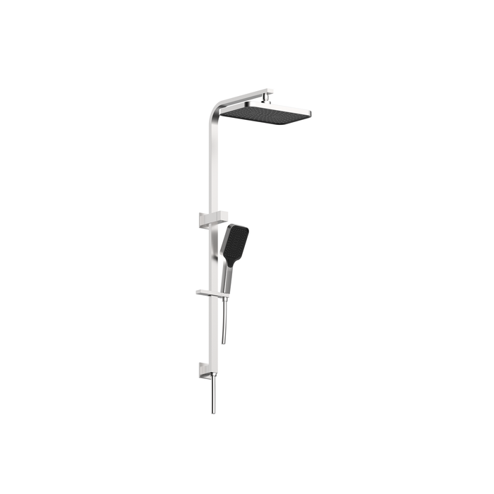 Mondella  Brushed Nickel Rococo Multifunction Twin Shower