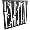 ProtectorAl 300-1200w x 300-1200h Gloss Black/Satin Black Bamboo Unframed Composite Deco Panel