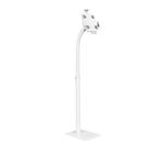 Bratech Height Adjustable Universal Anti-TheftTable Floor Stand compatible with7.9'-11' Tablets-White (LS)