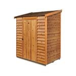 Cedar Shed 1.8 x 1.2m Hampshire Shingle Roof Shed