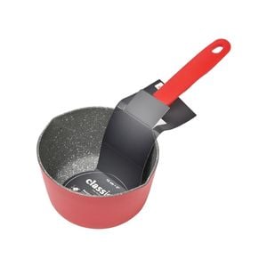 Classica Diamond Stone Non Stick Mini Milk Pan 12cm - Red