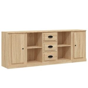 vidaXL Sideboards Cupboard Buffet Cabinet 3 pcs