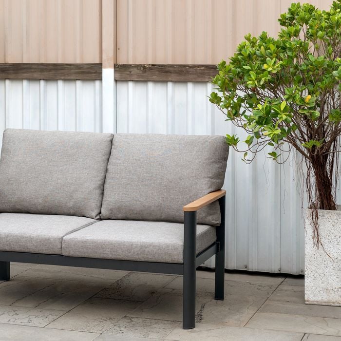 Mimosa 2 Seater Italica Aluminium Lounge