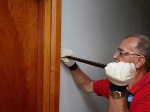 DIY Step Image - How to remove architraves . Blob storage upload.