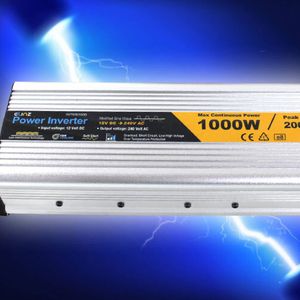 Elinz 1000W / 2000W 12V-240V Power INVERTER Modified Sine Wave Camping Caravan Boat