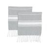 Nicola Spring Children's Turkish Cotton Towel Set - Grey - Pack Of 4