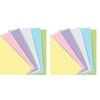 2x 60pc Filofax Pastel A5 Notebook Refill Dotted Paper Writing School Stationery