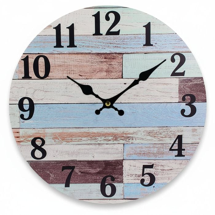 Wall Clock,  Battery Round