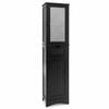 Costway 170 Cm Storage Cabinet Sideboard 2 Door Drawer Frosted Glass Door