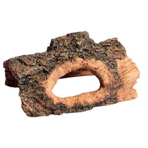 Aqua One Half Log Ornament (37892)