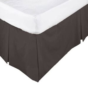 Bloomington Box Pleated Valance Chocolate Single