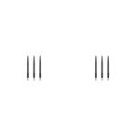 6pc Target Swiss Dart Point Pocket Size 30mm - Black