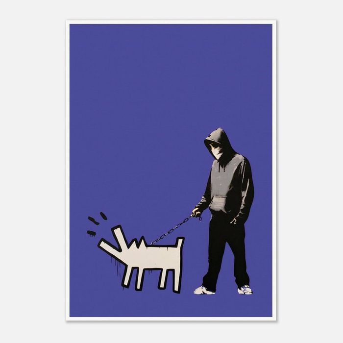 Galrie Banksy Choose Your Weapon Purple Poster Print 2010 - Edgy Art for Your Collection, Poster Only, 70 x 100cm (28 x 40inch)