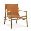 Norah Armchair Leather Sling in Coco Tan