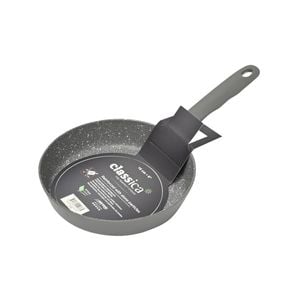 Classica Diamond Stone Non Stick Mini Grill Fry 16cm - Grey