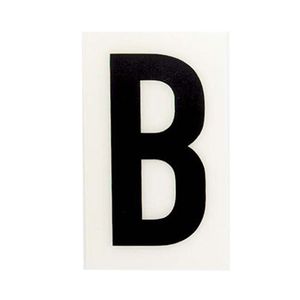 Sandleford 85mm White Self Adhesive House Letter B