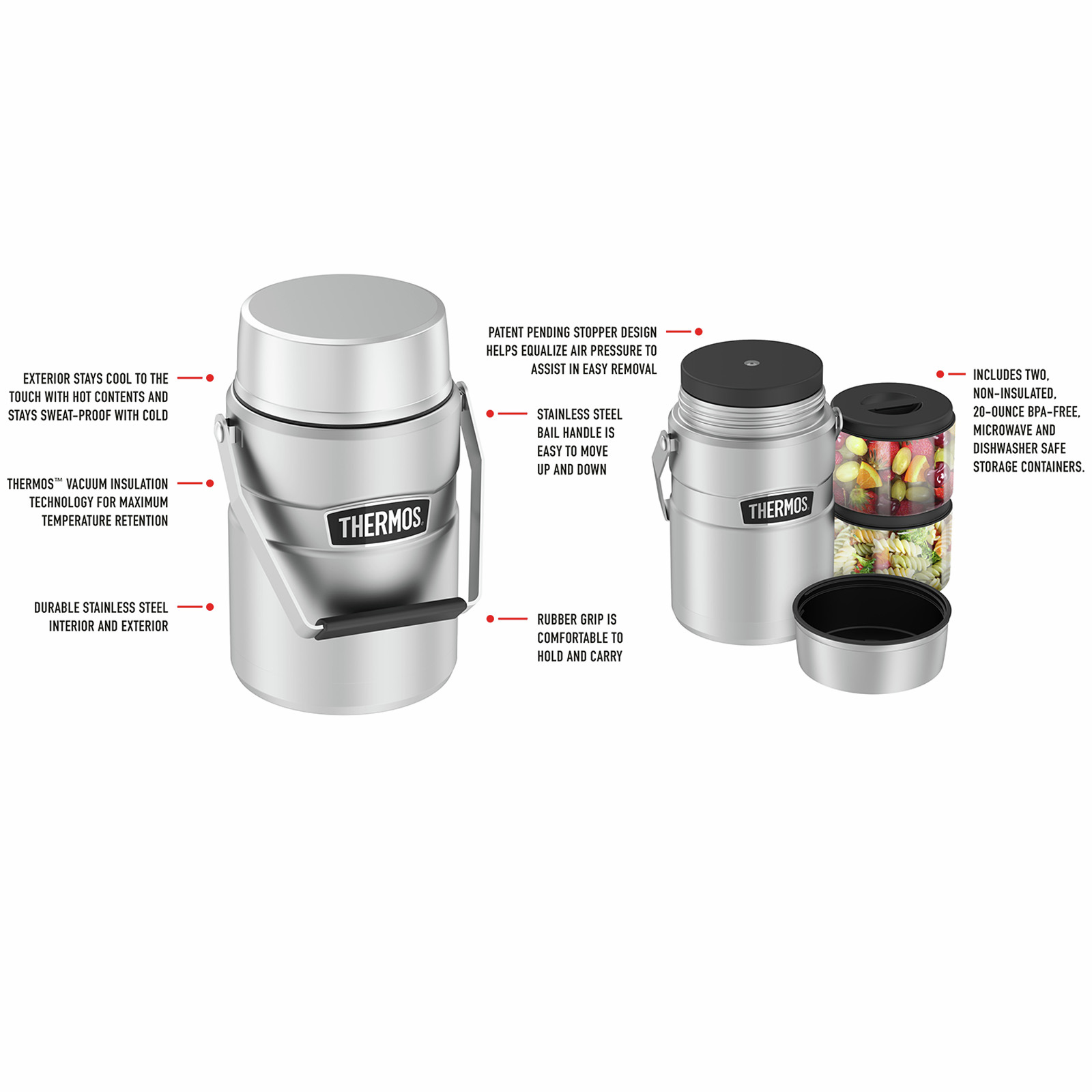 Thermos® Stainless King™ Big Boss™ Vacuum Insulated Food Jar