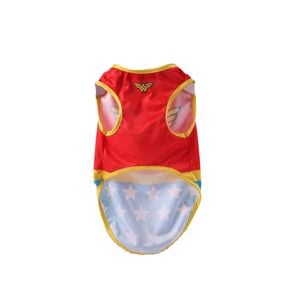 The Stubby Club Wonder Woman Dress Large Up Dog Jersey Shirt Clothing/Costume