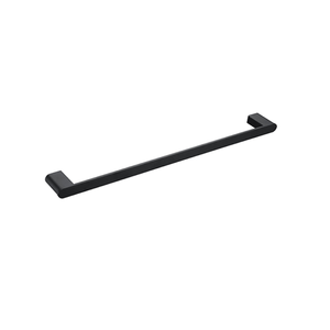 Azzurra 800mm Matte Black 19 Series Single Towel Rail