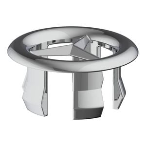 Kinetic 20mm Chrome Plated Cross Basin Overflow